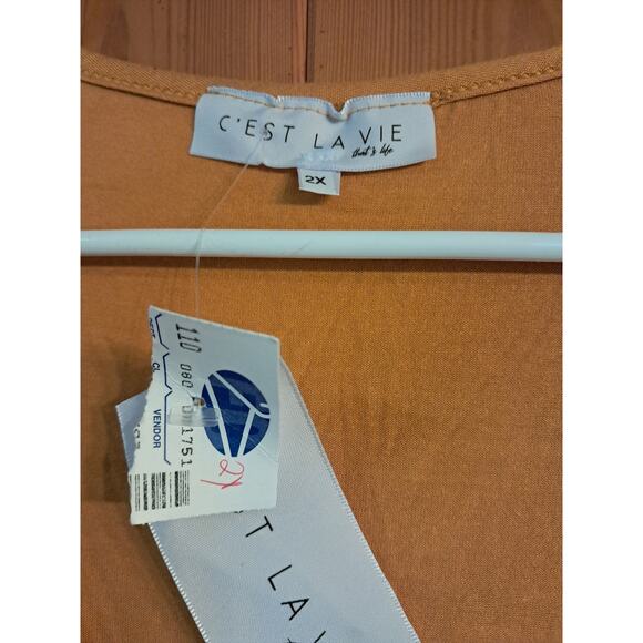 C'EST LA VIE blouse NEW - Picture 2 of 4